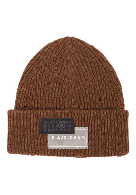cappello beanie uomo marrone MM6 MAISON MARGIELA | SH0TB0001 M13138142M